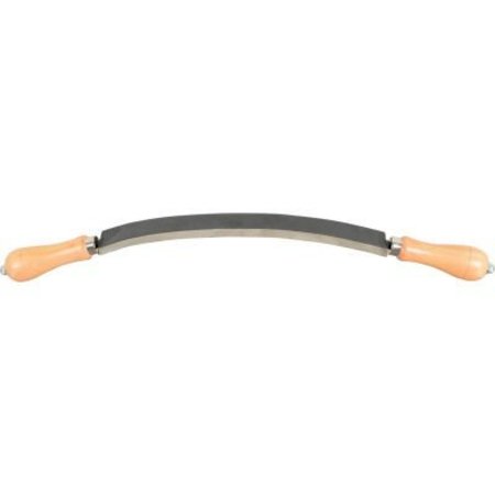 TIMBER TUFF TOOLS - BAC INDUSTRIES INC. Timber Tuff„¢ Draw Shave TMB-13DC - Curved 13" Steel Blade with Wood Handles TMB-13DC